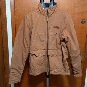 Columbia Fleece Lined Chore Coat Men's Small